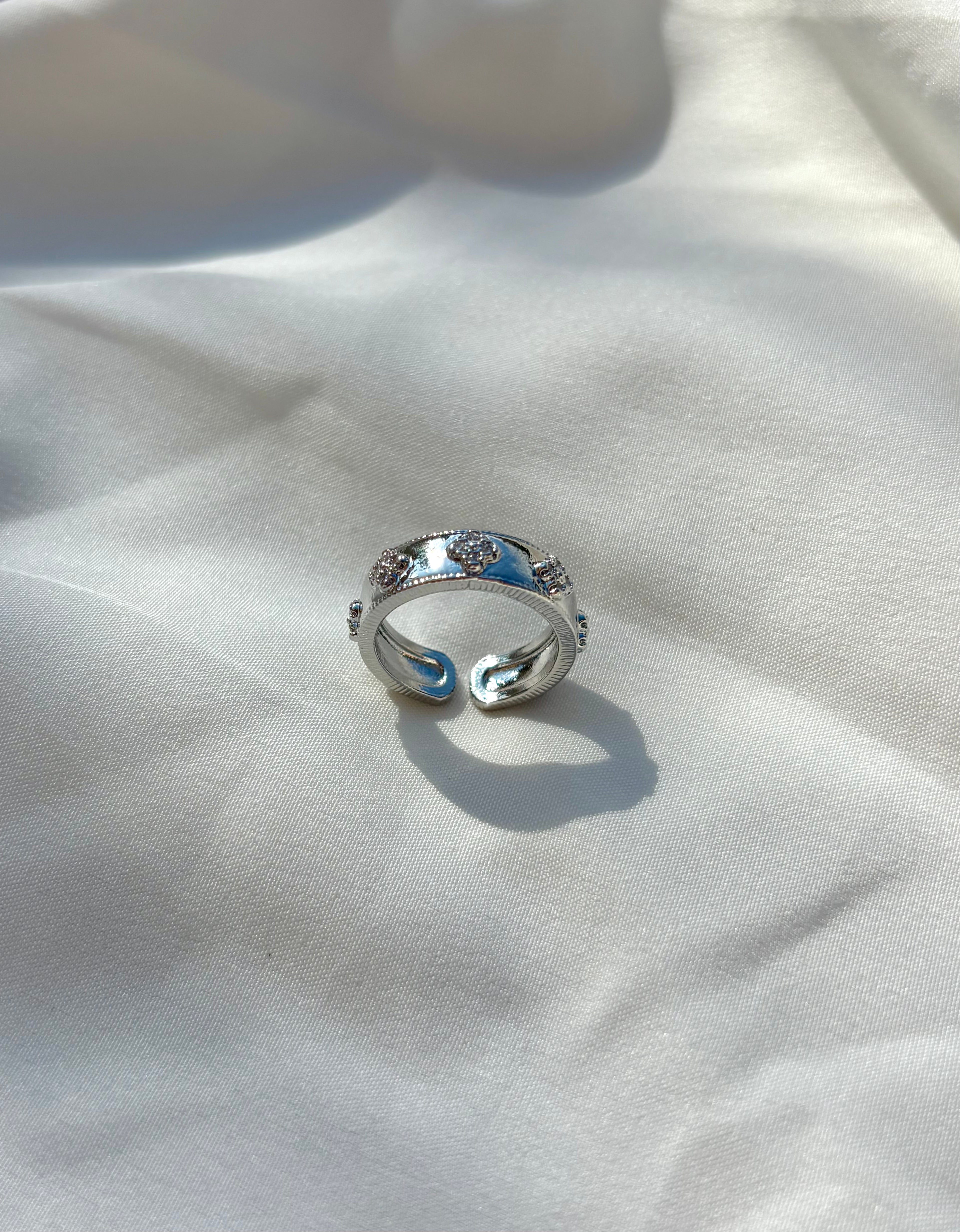 Bague Hana argentée